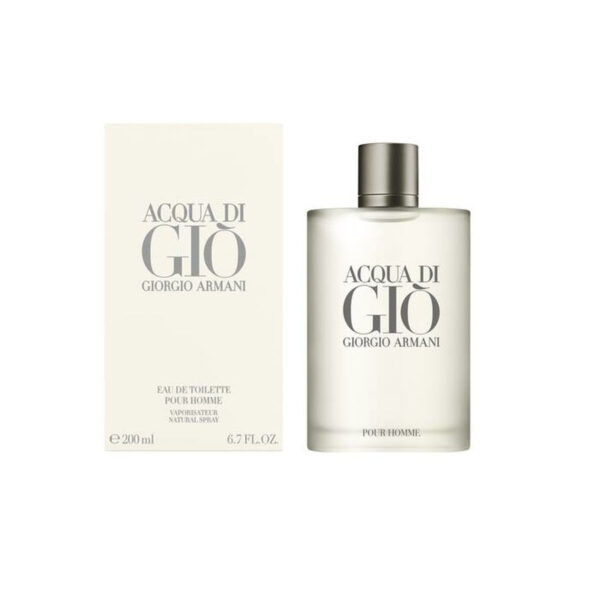 Perfumy Męskie Armani Acqua Di Gio Homme EDT 200 ml - obrazek 3